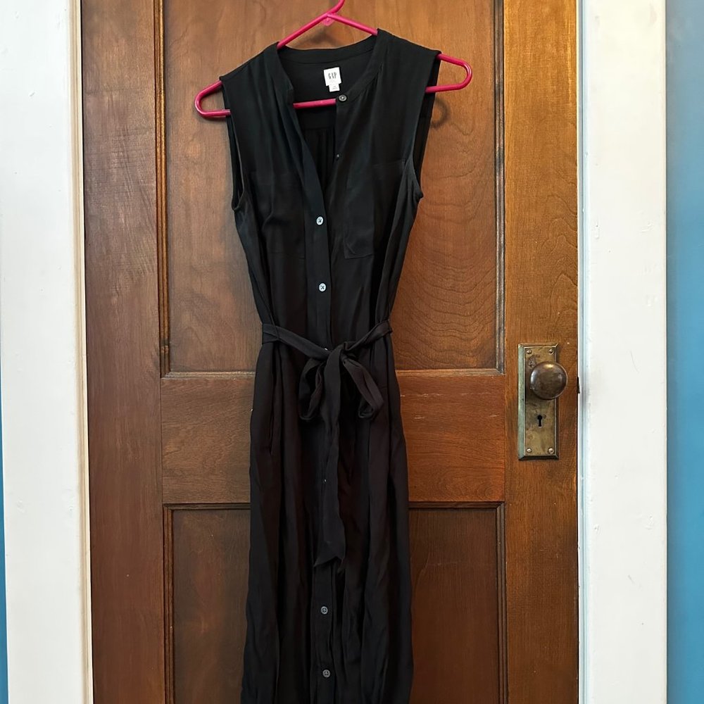 GAP Long black dress